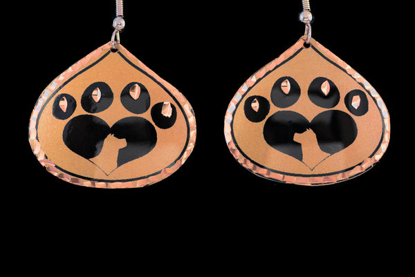 dog earrings fashion accessory