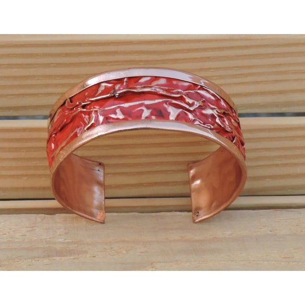 pure copper bracelet Red