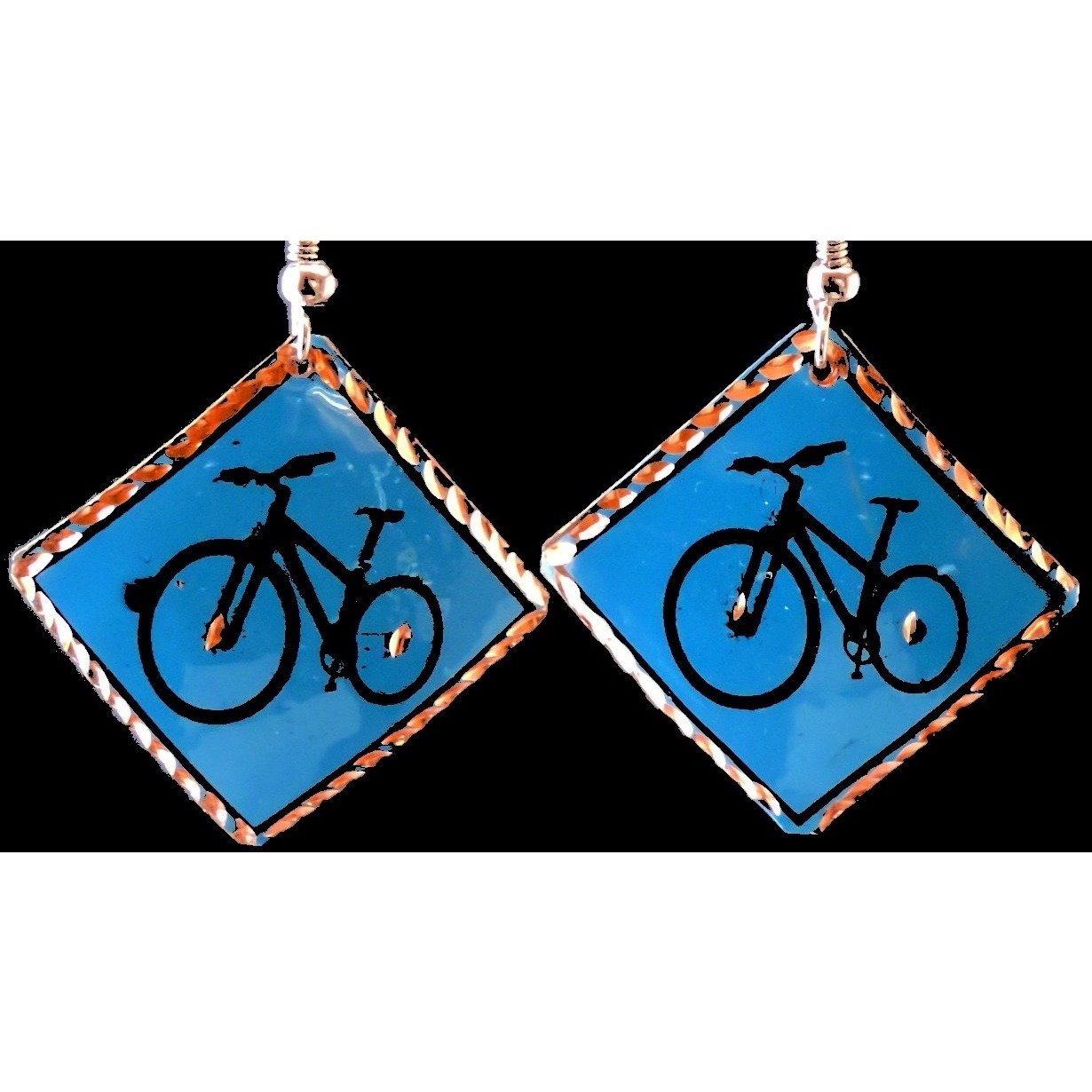 Bike Earrings
